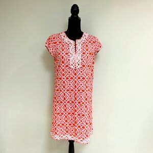 J. McLaughlin Tunic Dress with Embroidered Trim, Size XS